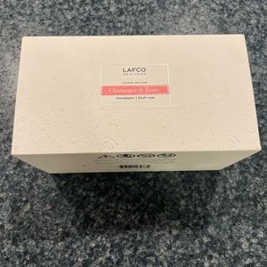 LAFCO limited edition Champagne and Roses candle duo.